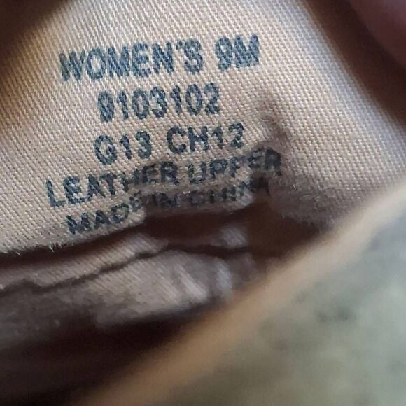 Sperry Bailey Wedge Leather Booties – Brown Plaid Ankle Boots (Women’s 9) - Picture 6 of 7